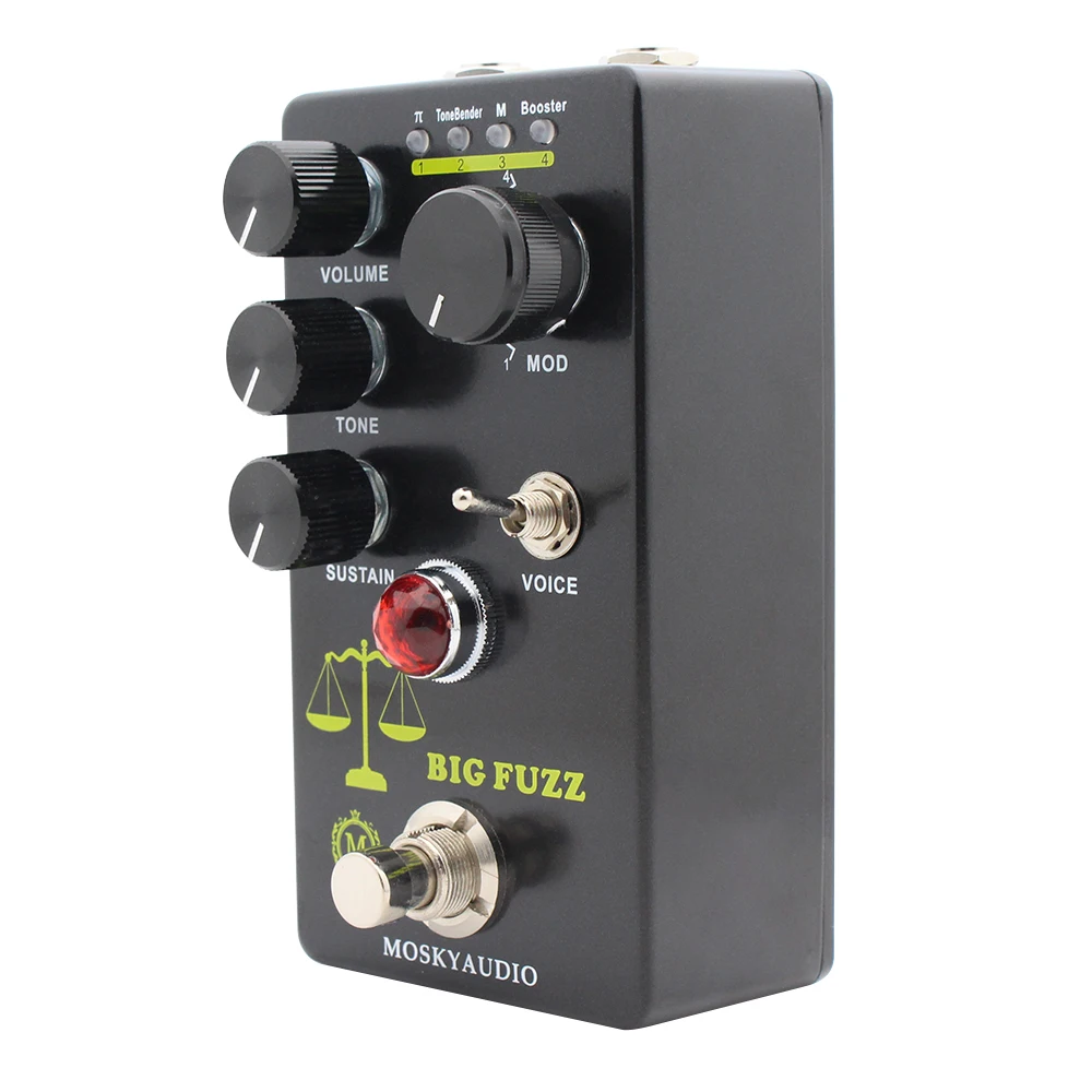 New Electric Guitar Effect Pedal Multi Effects Box For Bass Delay Distortion Overdrive Chorus True Bypass Switch Power Supply