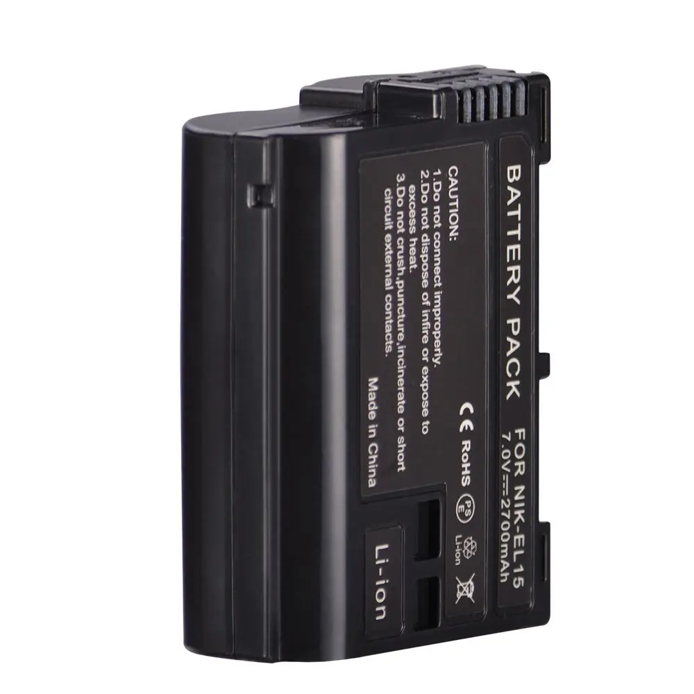 2700mAh Camera Battery EN-EL15 For NIKON Supplementary Battery For NIKON