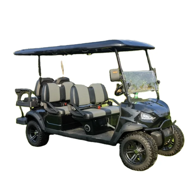 4x4 drive 6 seater gas powered golf cart