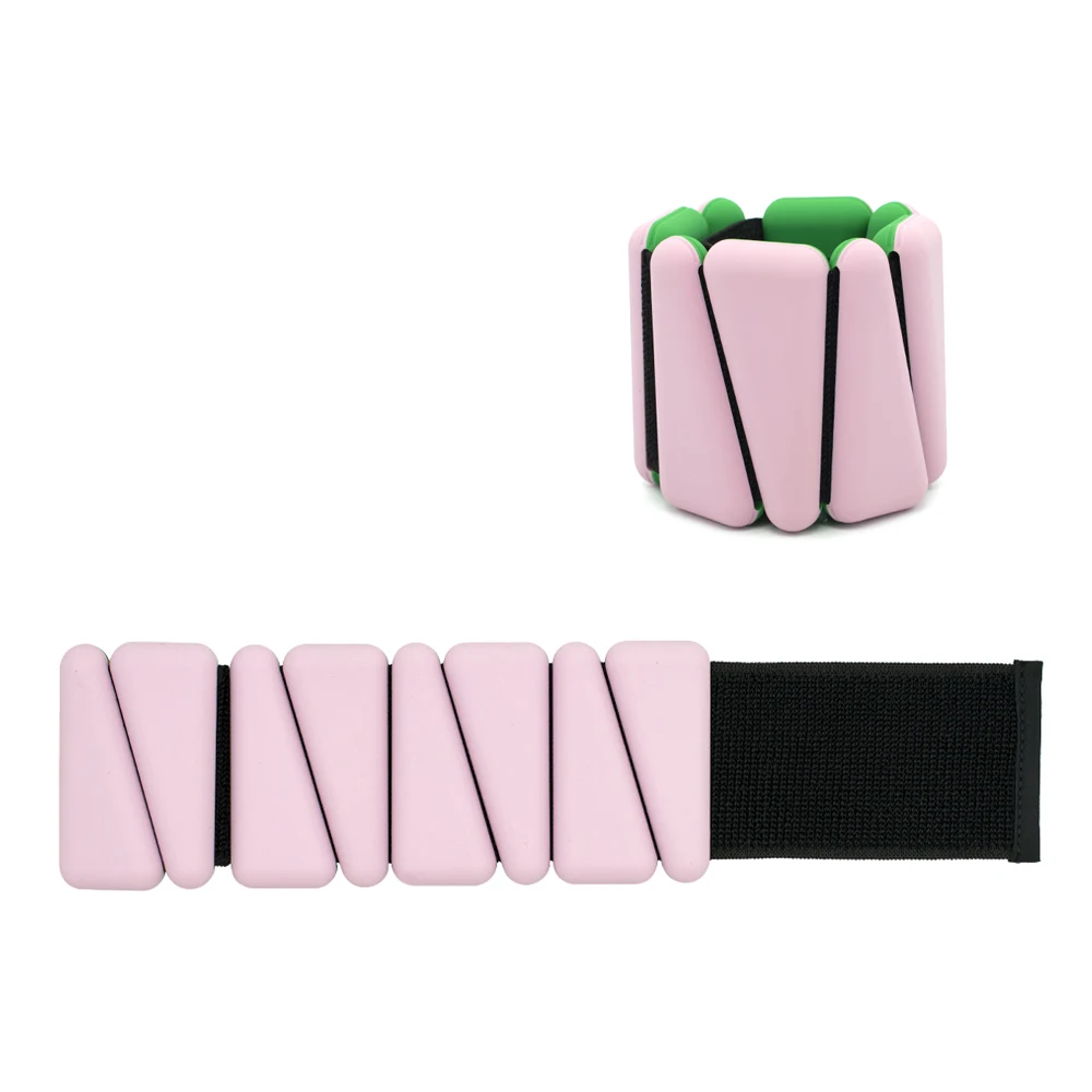 Wearable Fitness Adjustable customs Silicone Weight Loss Wristband Wrist Ankle Bangles Bracelets with Weight