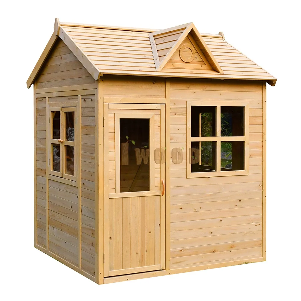 cheap outdoor castle wooden kids playhouse for sale