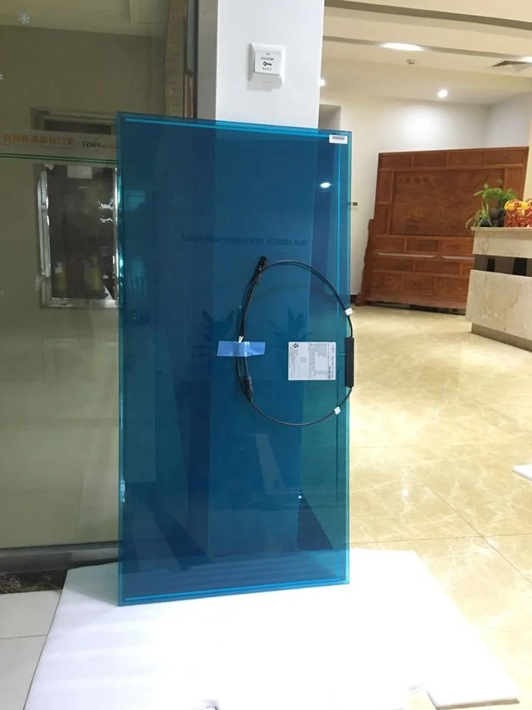 BIPV Amorphous Silicon Transparent Thin Film Solar Panel