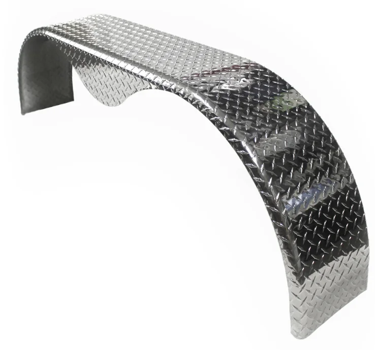 72x9 Smooth Aluminum Tandem-Axle Teardrop Trailer Fender