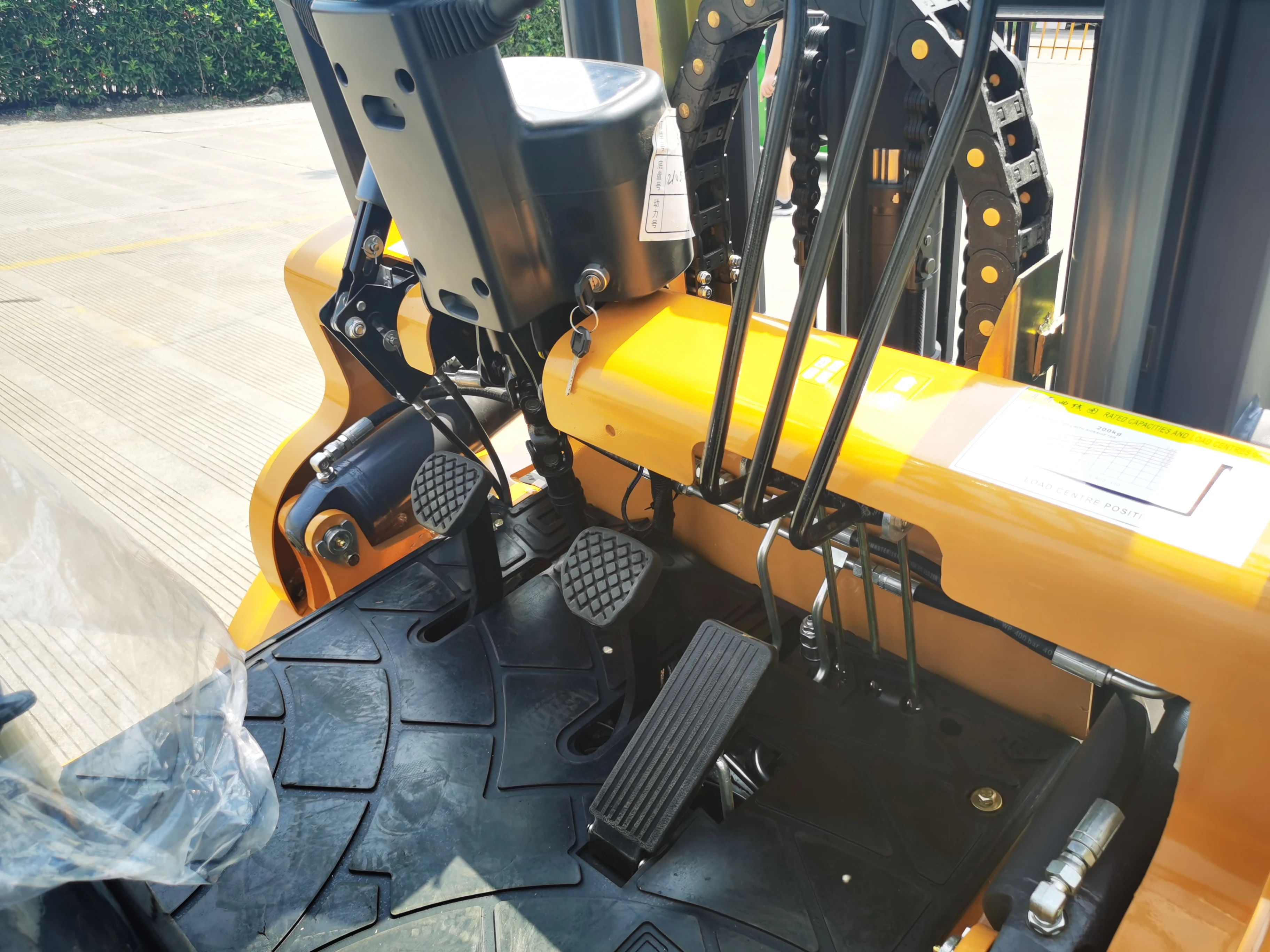 CE approved forklift 3 ton heavy duty diesel forklift truck Japanese engine fork lift