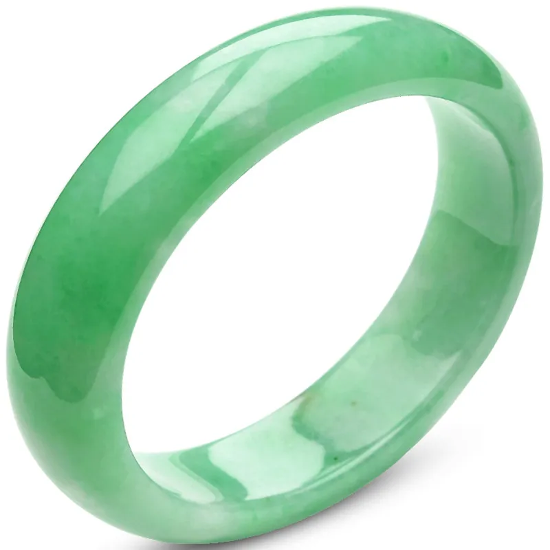 YQ432 free shipping natural emerald Gemstone Cuff jadeite jade Bangle and jade bracelet