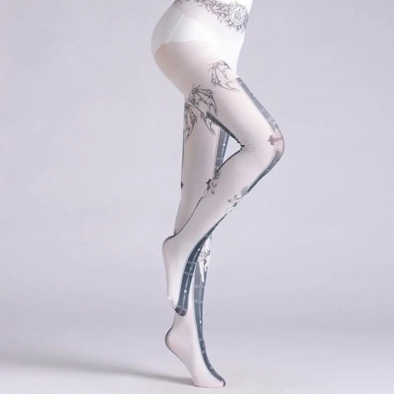 New style woman Angel Devil printed pantyhose stockings