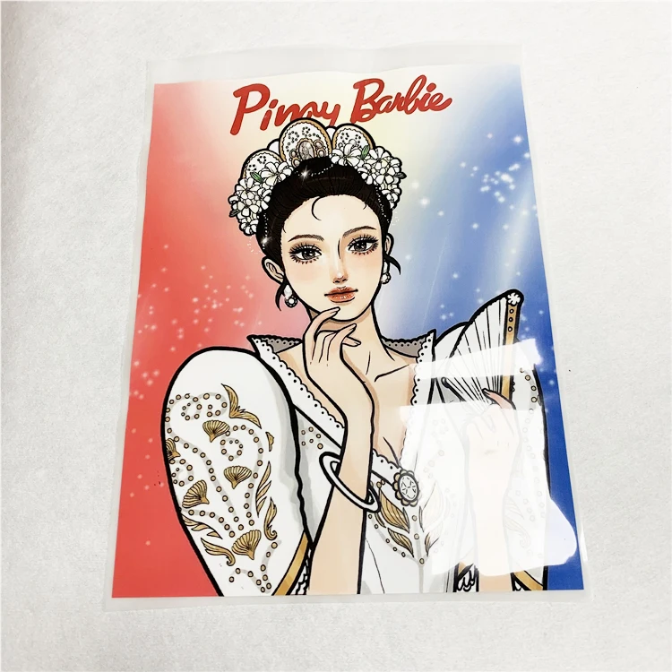 Custom Logo Heat Transfer Vinyl Plastisol Heat Transfers for T-shirt