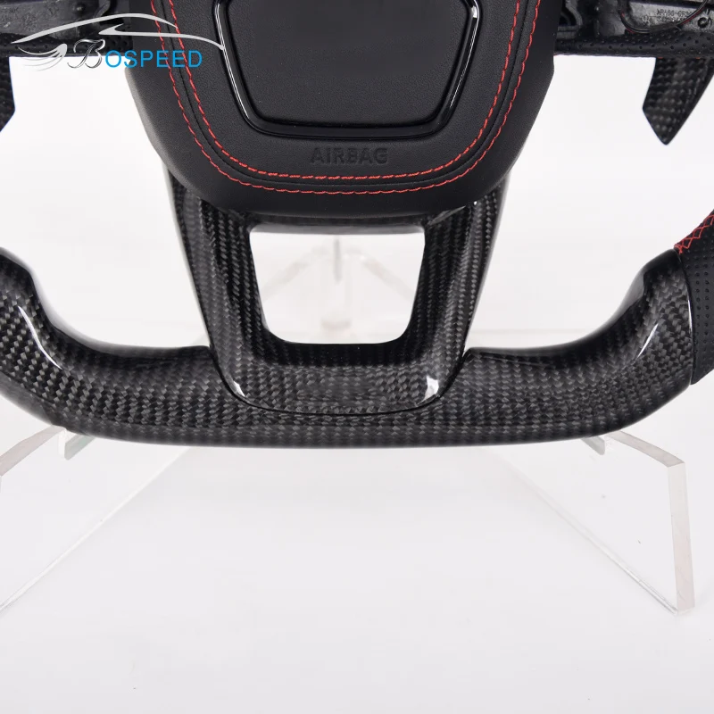 for Audi A4 B6 B7 R Line S3 8v Rs3 8v S4 B8 A5 B8 R8 Sline A3 8v A5 B8.5 Leather Carbon Fiber Led Steering Wheel