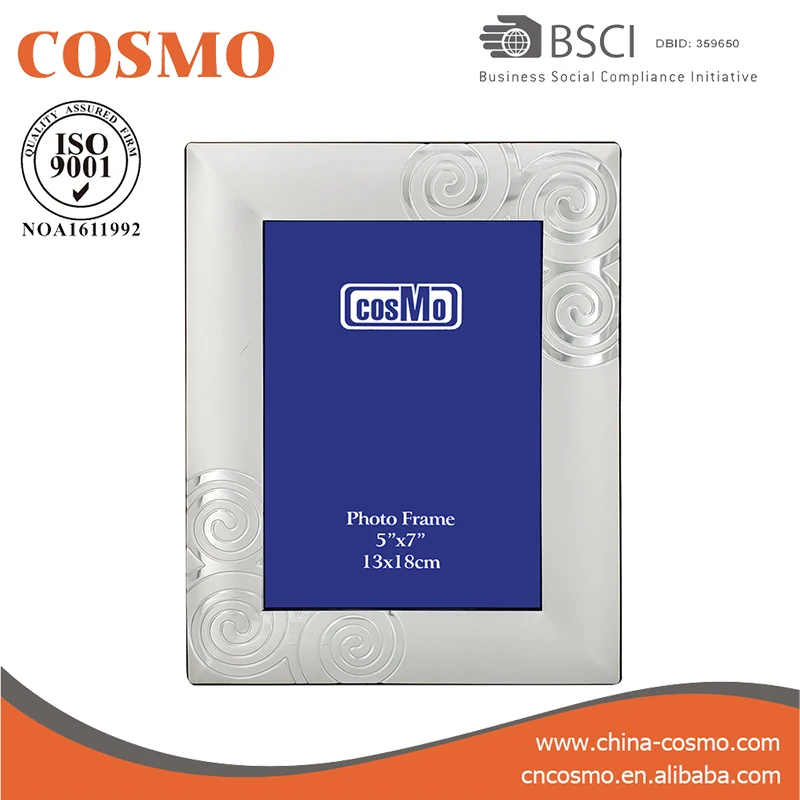 Swirl Border Design Aluminum Picture Frames