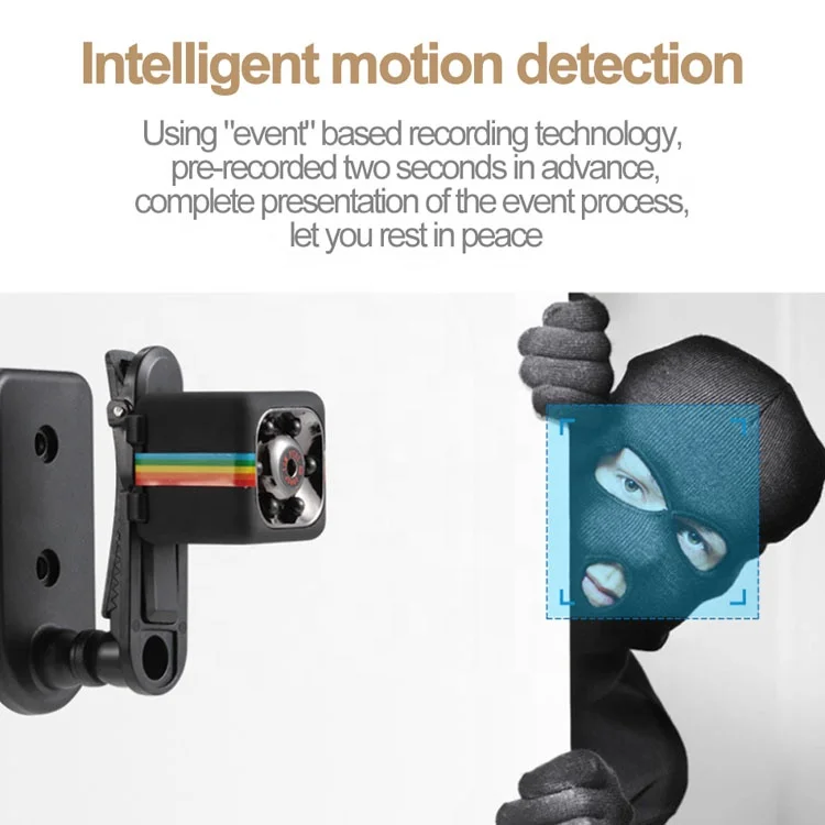 Night Vision Video Voice Recorder SQ11 Mini Camera DV Micro Sport HD 1080P Night Vision Mini Hidden Camera