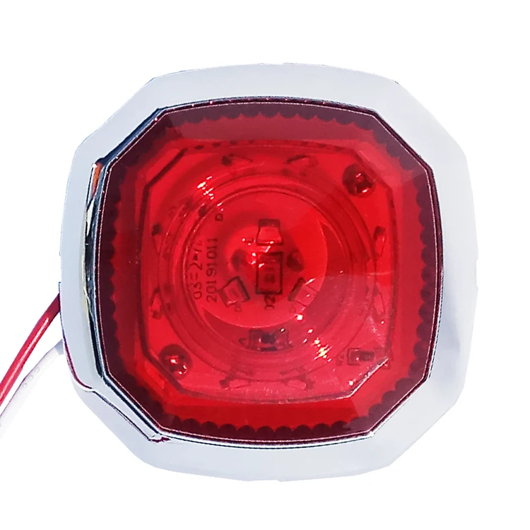 Manufacturing 2 inch square led tractor clearance trailer lights with best price