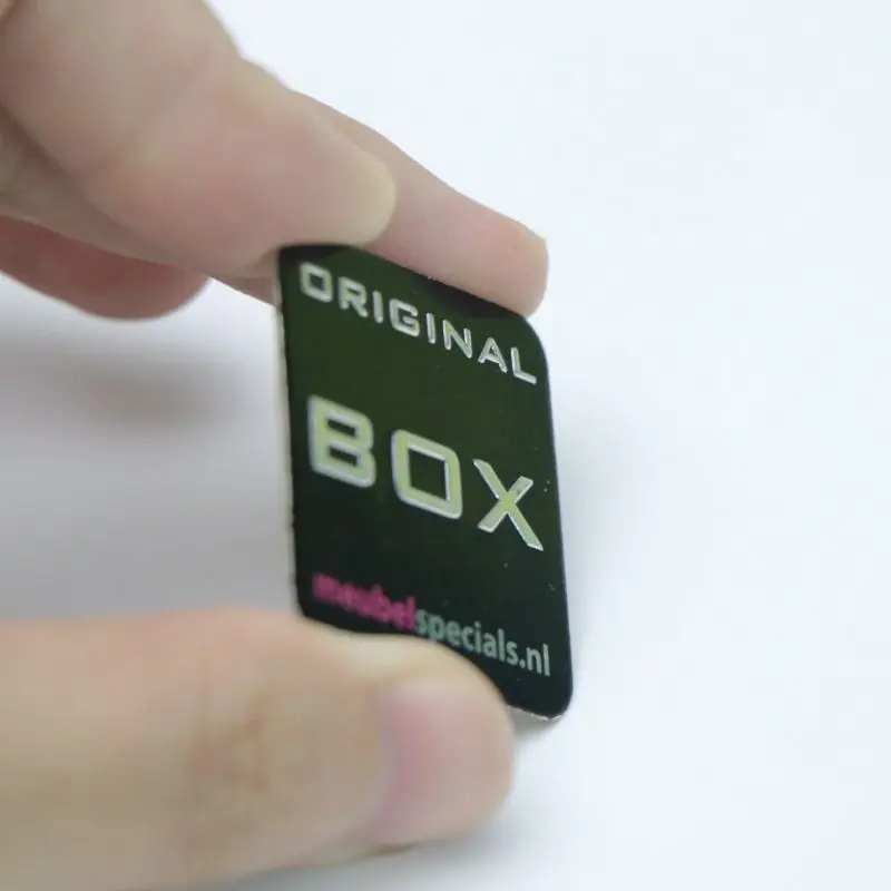 Dumb Bright Face Name Plates Custom Logo Design Stickers Stamping Metal Nameplate For Furniture Label