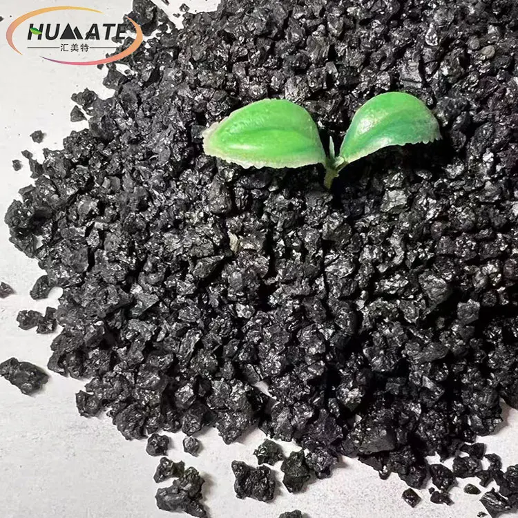 Ningxia Humate agricultural over 95% water solubility humic acids organic fertilizer potassium humate granular