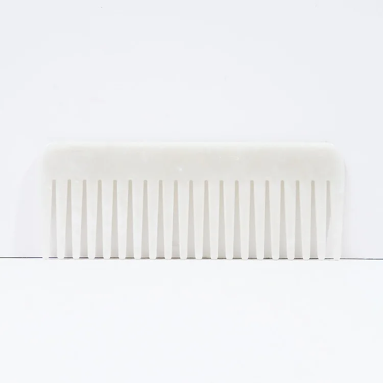 MingHe Wide Tooth Comb Wholesale Pink Square Straight Hair Comb Acetate Custom Wide Combs For Women