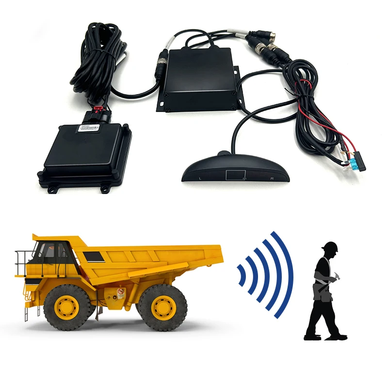 HOPE 40 Meters Adjustable APP Control 77GHZ Waterproof Reversing Parking Microwave Radar Sensor For Mining Truck