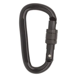 23KN Small Hammock Carabiner Screw Locking Forged Carabiner steel for Outdoor