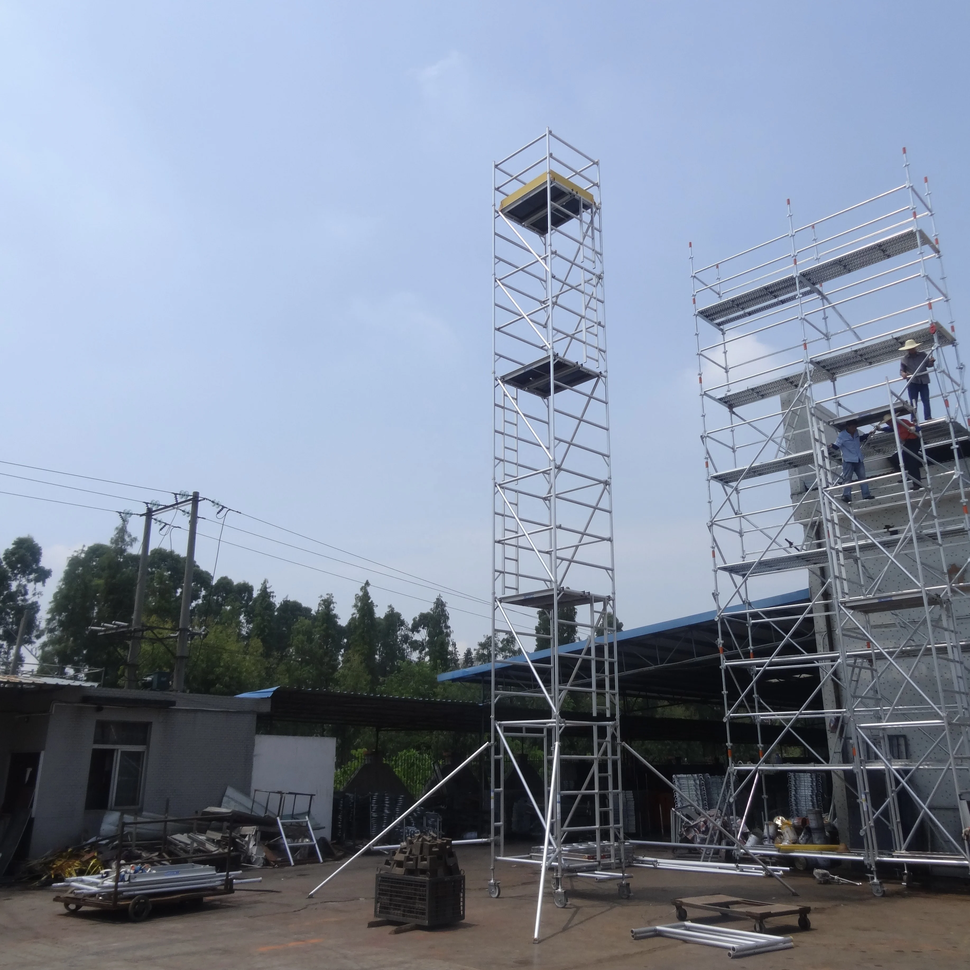 Mobile And Convenient Aluminium Scaffold Tower For Sale