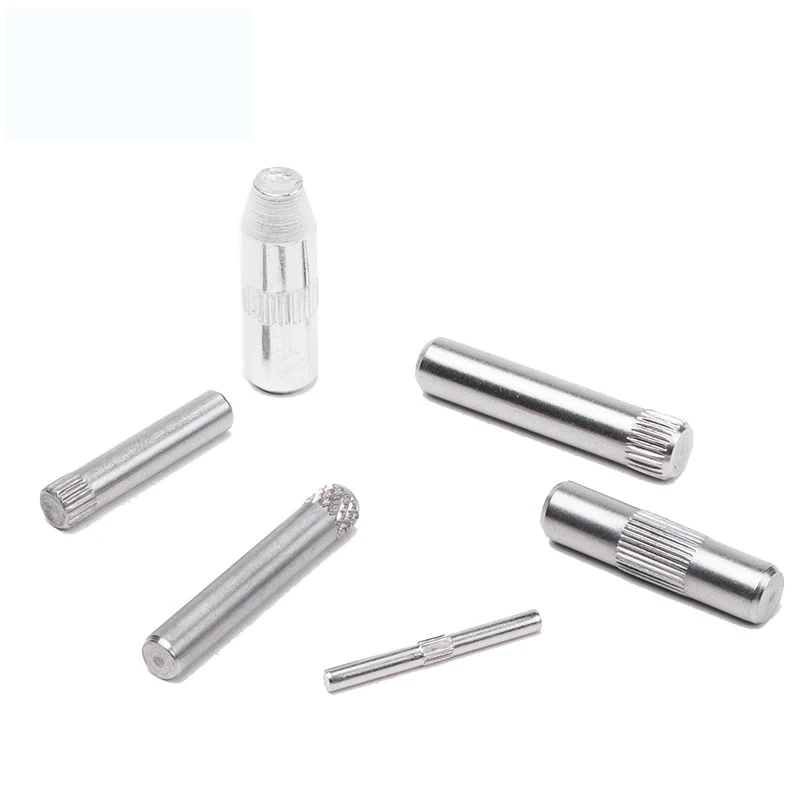 High Precision Customized SUS304 Stainless Steel Knurled Dowel Pin For Toy Car