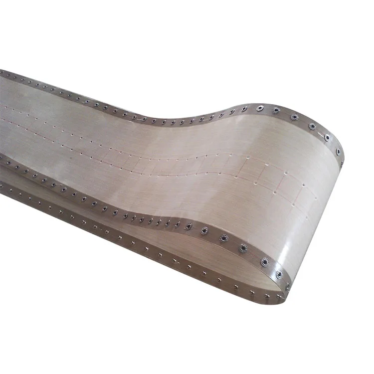 Customized Size 0.45mm ptfe welding belt ptfe fiberglass conveyor belt