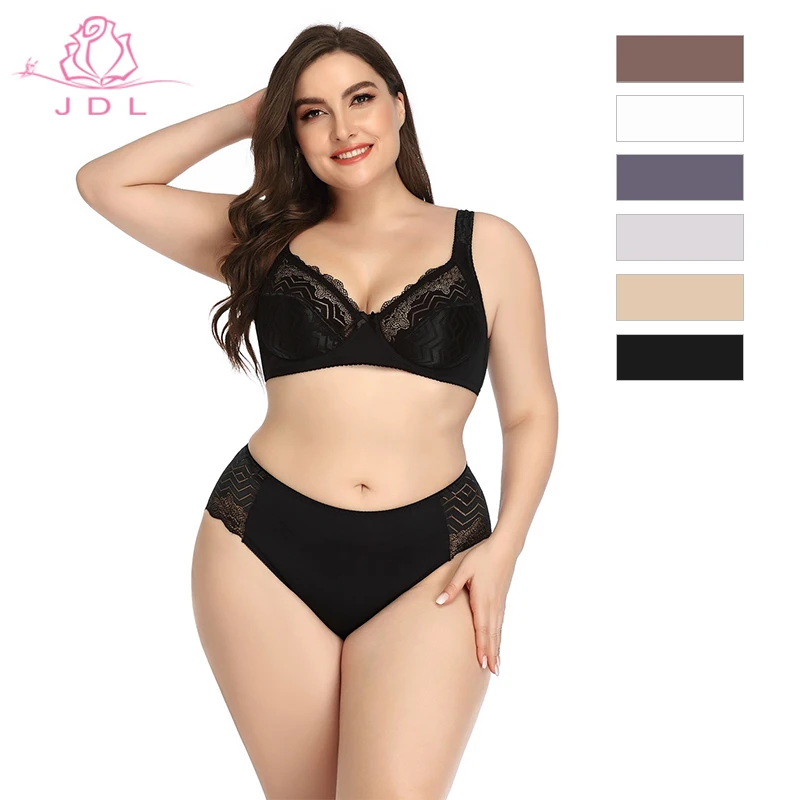 Дешевый комплект нижнего белья с бюстгальтером большого размера с выгодной скидкой