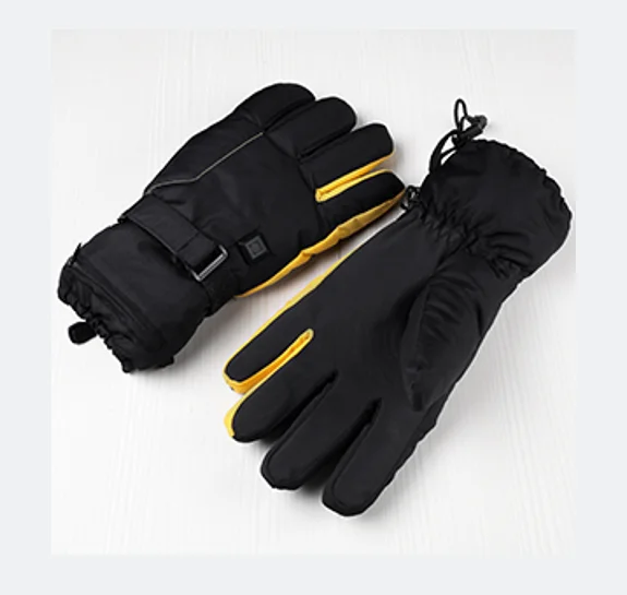 Hot Product Black Winter Snow-proof USB Heated Glove Liners 7.4V Rechargeable Battery Heating Electric Gloves For Men And Women