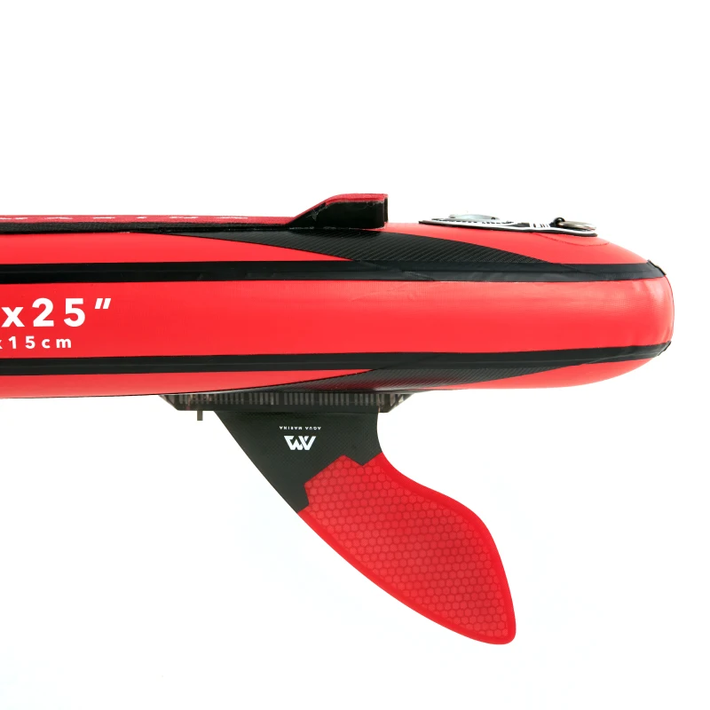 Aqua Marina Race Elite - Race Inflatable Stand-up Paddle Board (iSUP), 4.27m/15cm, with coil leash and fiberglass racing fin