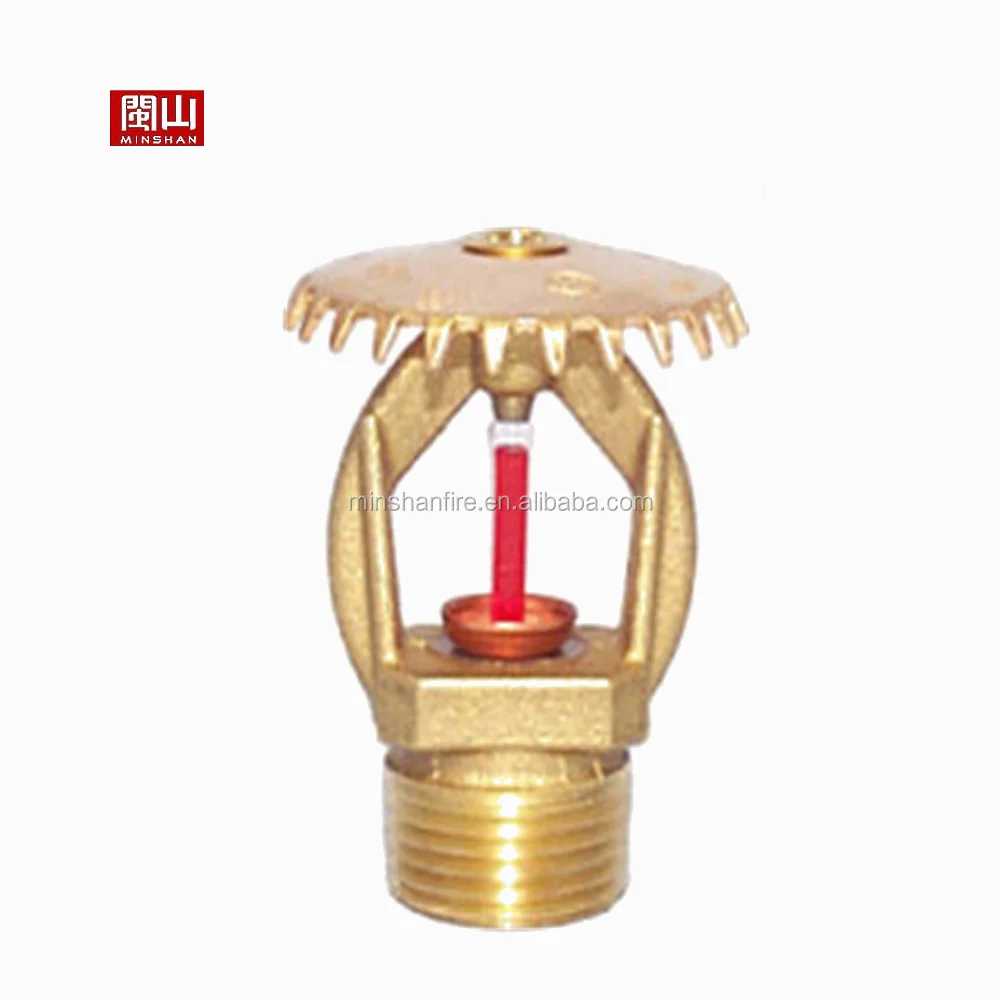 Vertical Quick Response Sprinkler Head Automatic Sprinkler System Fire Safety Sprinkler Head