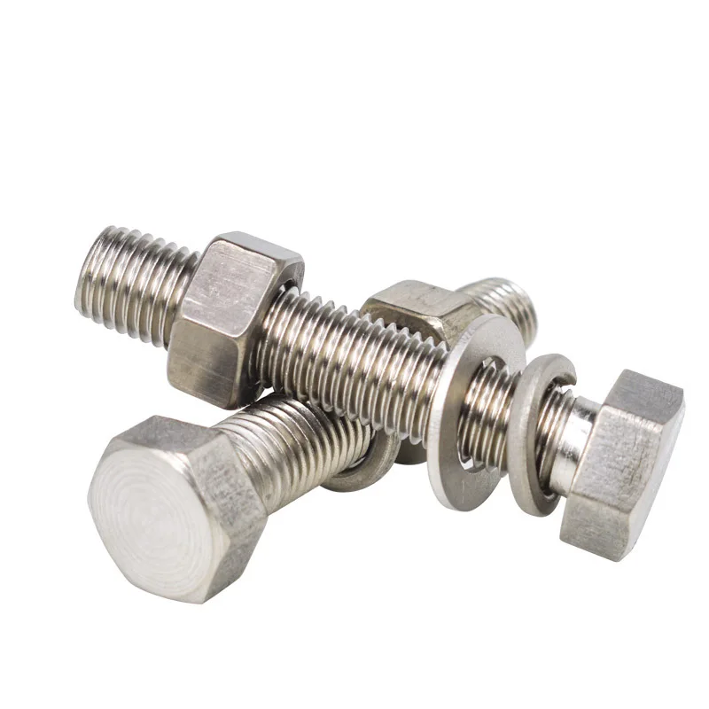 Ss Bolts M14 Stainless Steel And Nut M12 Washer M10x125 Inox 303 Head Hollow A4 304 316 Nuts 316L 310 410 310S Hex Bolt
