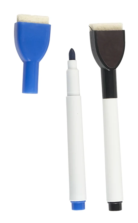 Custom Logo Low Odor Non-toxic Multi-color Whiteboard Marker Pens With Magnetic And Eraser Dry Erase Marker