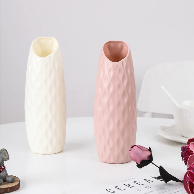 Wholesale custom single china flower rose case decorative long bud vase for modern home hotel