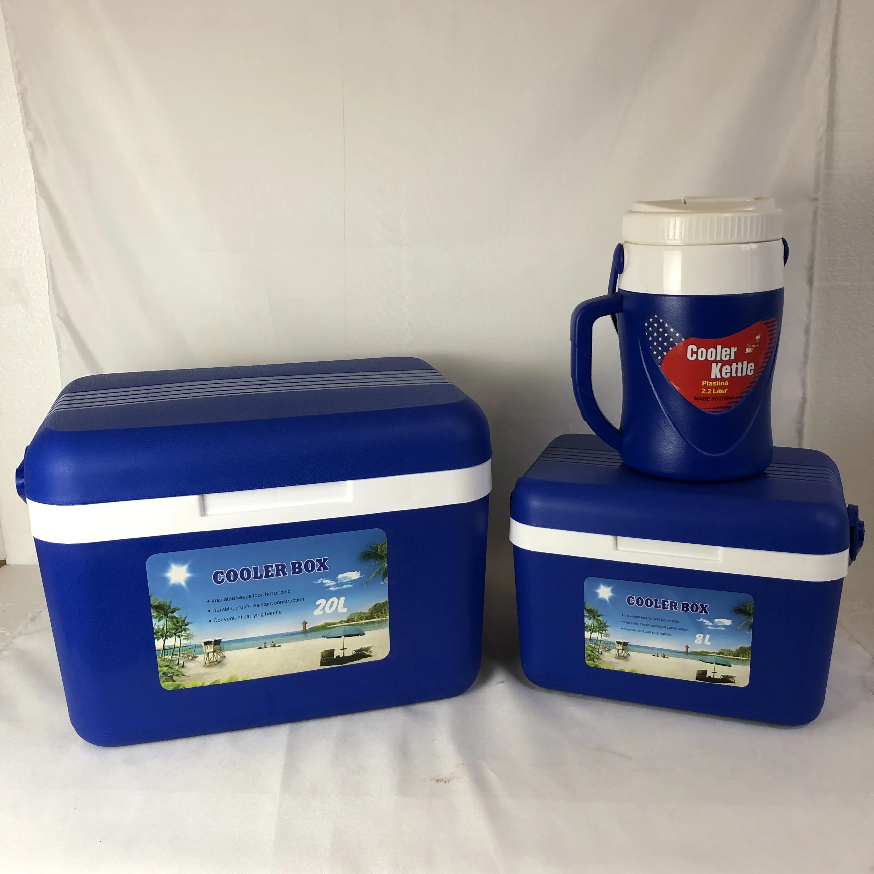 5pcs cooler and sports kettle set
