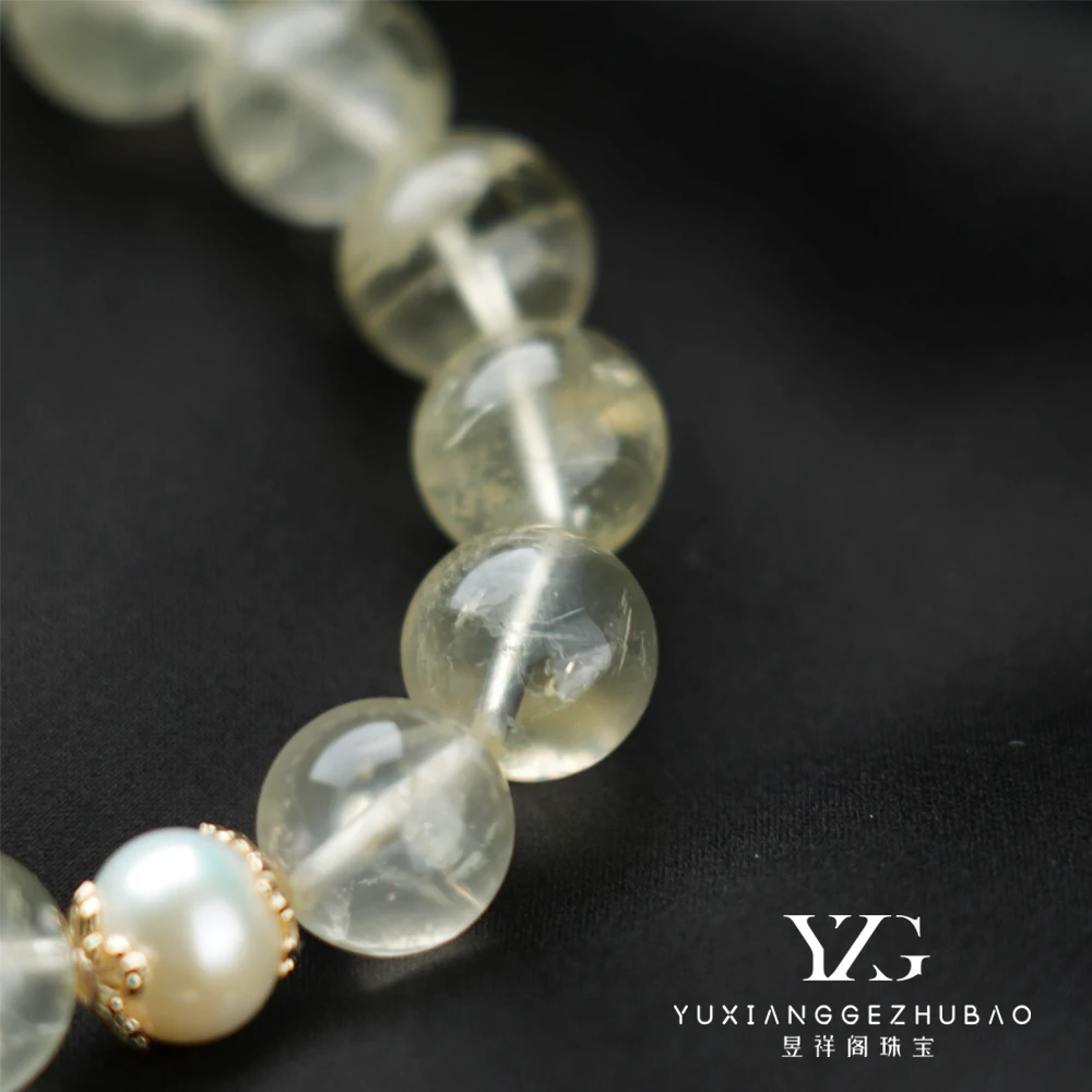 YXG Light Luxury Natural Crystal Beaded Bracelet Romantic DIY Design Lucky Crystal JewelryBracelet  For Women Engagement