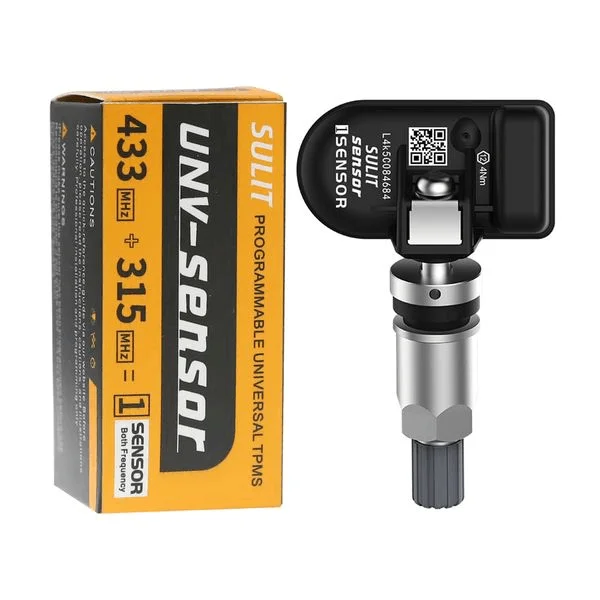 Универсальный датчик TPMS CGSULIT TS01 433 и 315 МГц 2 в 1, поддержка замены 2500 + Оригинальный Автомобильный датчик x4 шт. Программируемый датчик TPMS