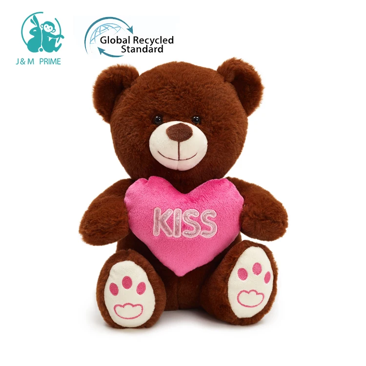 Plush Toy Girl Gifts Teddy Bear Wholesale Love You Valentines Day Soft Stuffed Teddy Bear With Heart
