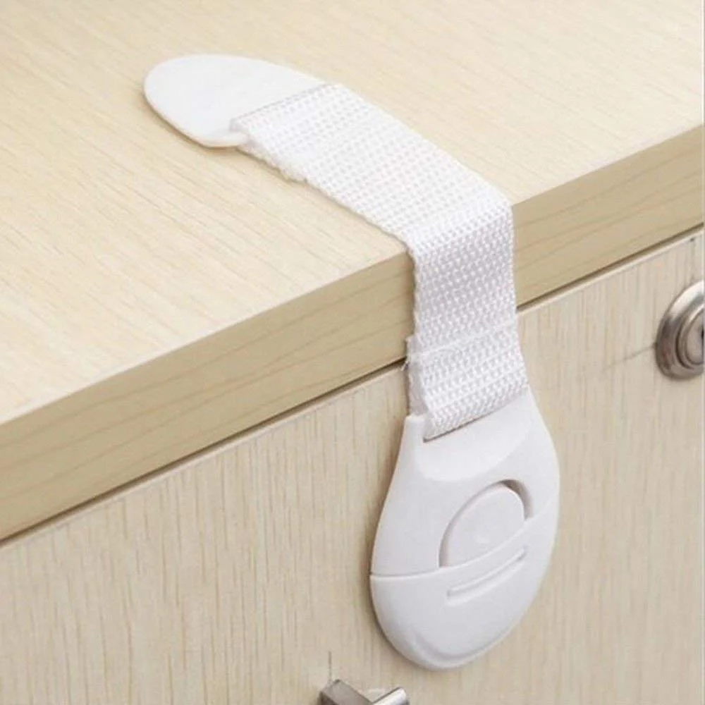 4pcs Child Infant Baby Safety Lock Latch Cupboard Cabinet Door Drawers Safety Lock Child Safety Locks