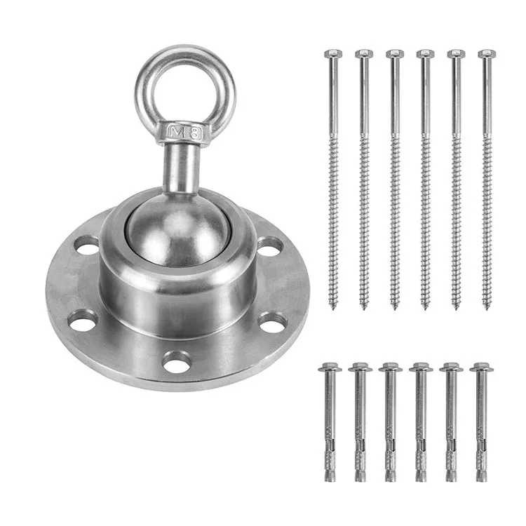 360 degrees Swivel Dog Tie Out Stake Dog Anchor Cat Anchor Dog Tether Holds 1000Lbs of Pull Force for Yard Camping Outdoor