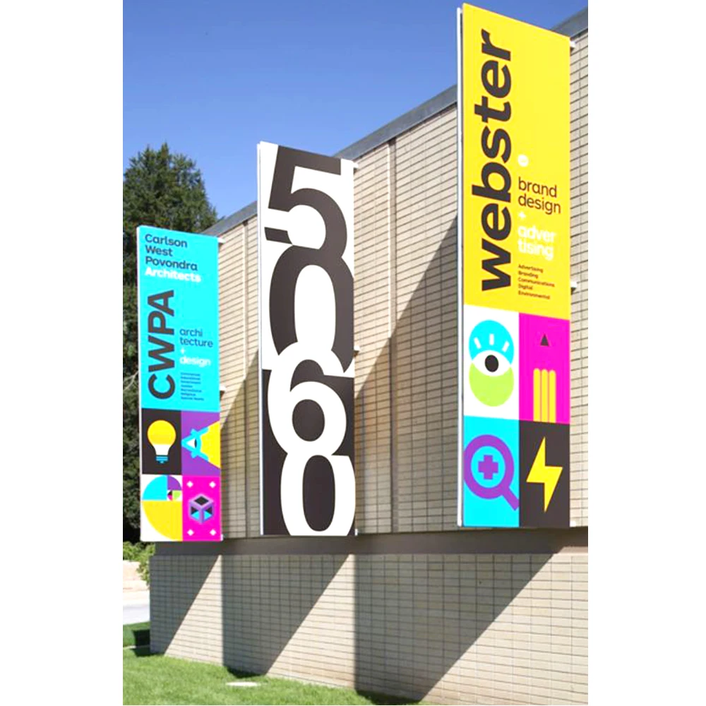 Banner Custom Printed Indoor Outdoor Giant Advertising Backdrop Fence Mesh Flex Banner