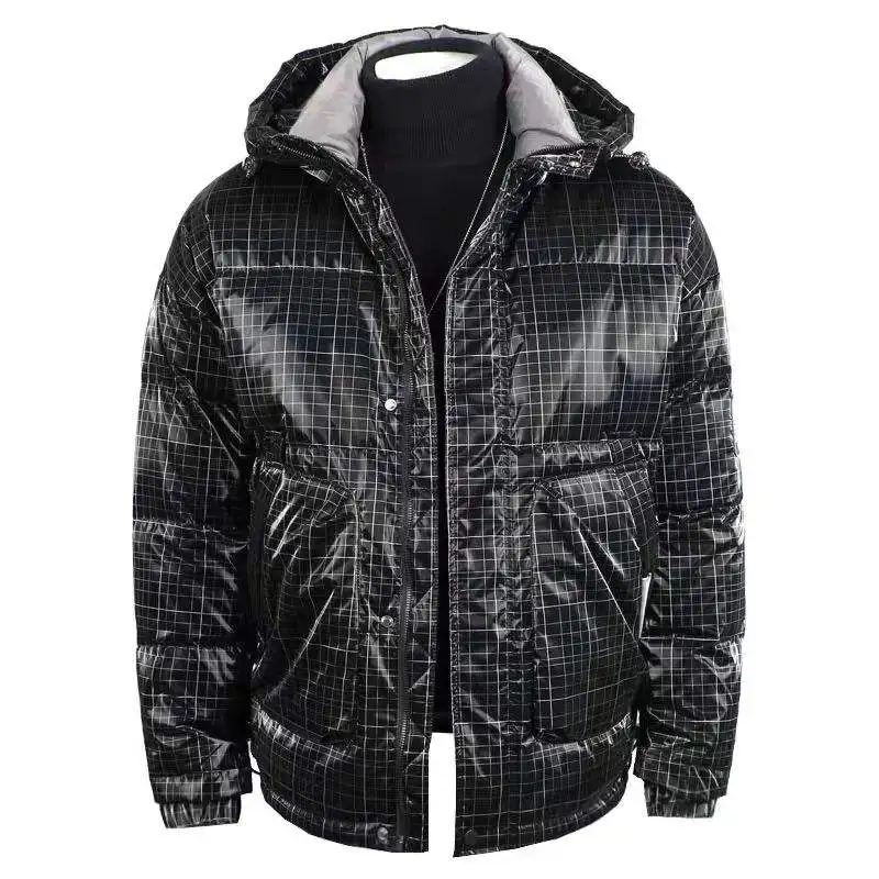Custom Down Men Camo Thermal White Duck Down Waterproof Windproof Hooded Winter Coat Winter for Men Waterproof