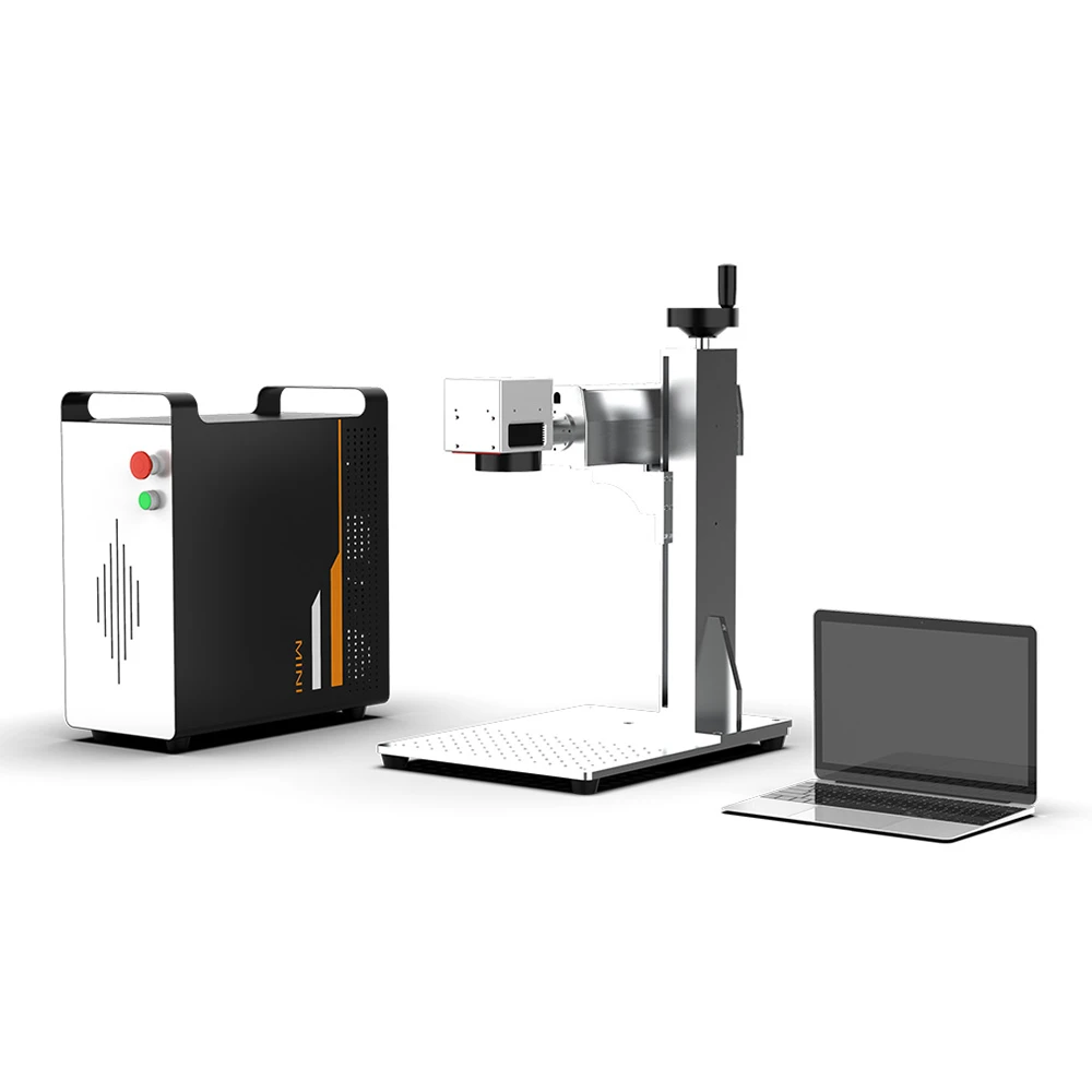 10W 20W 30W fiber mini Laser marking machine for laptop keyboard