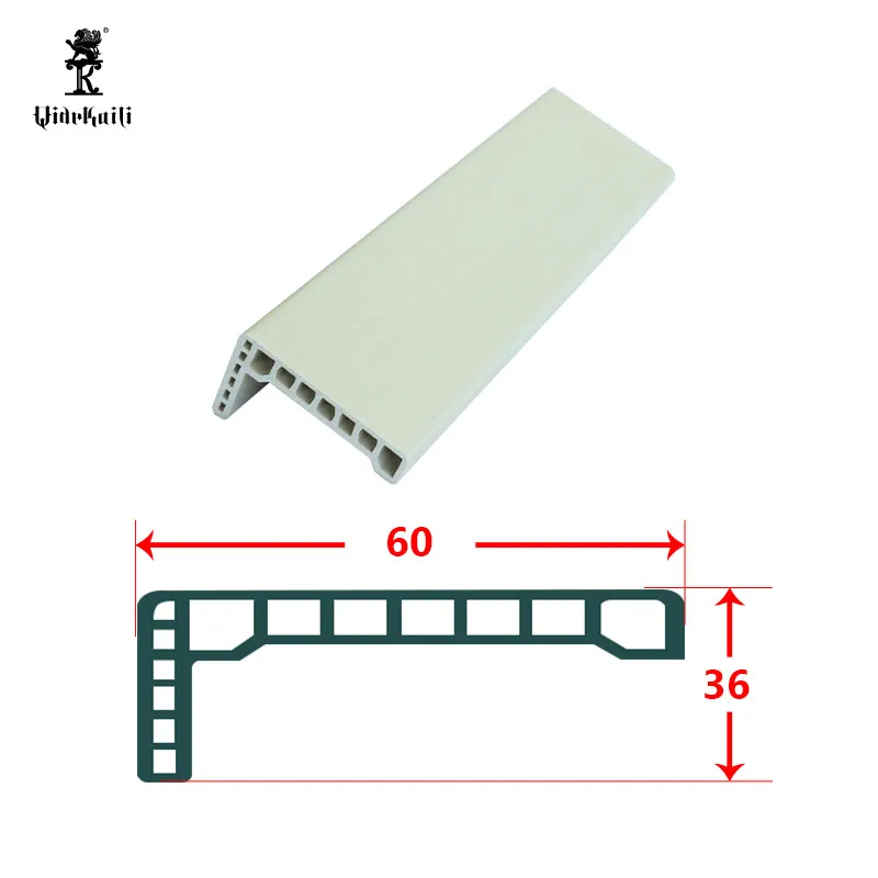 Mid East Dubai Popular Extension PVC Laminate WPC Door Frame And Architrave