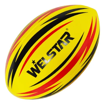 Manufacture Cheap Price Machine Stitched Offical Size  PVC PU Rugby Ball