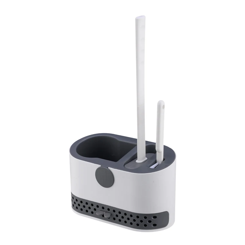 Настенная щетка для унитаза из ТПР с функцией водяной пластины, сохраняет сухость в земле, эффективно ловит держатель сточных вод, может положить моющее средство