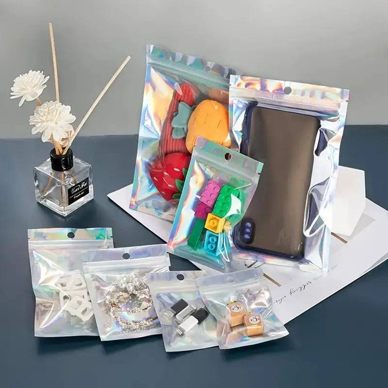 emballage plastique transparent satchet packaging window custom plastic bag wholesale packaging bag