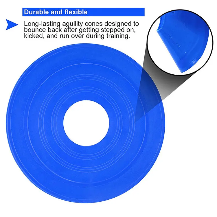 Sport Fitness Football Marker Disc Speed Training Agility Soccer Cone