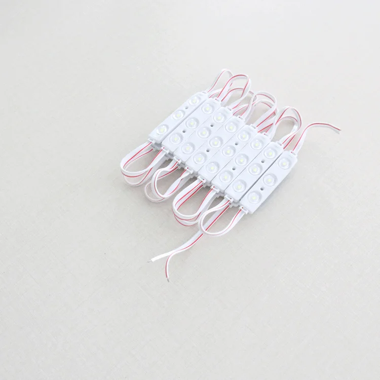 High Quality SMD DC12V 1.2W Injection White Led Modules 3led Chips For Light Advertising And Backlighting Box