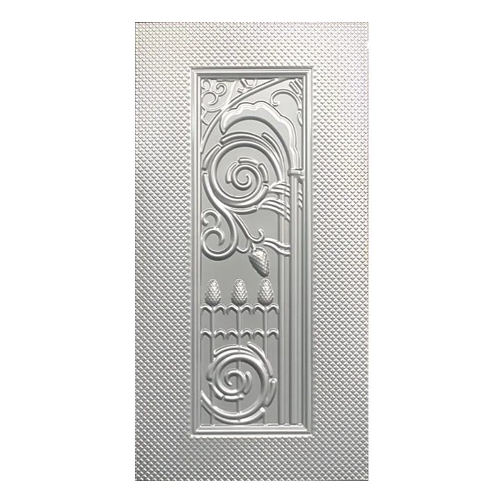 New Custom Interior Grill Design Double Cast Forged Steel Partition French Glass Wrought Iron Door For Home