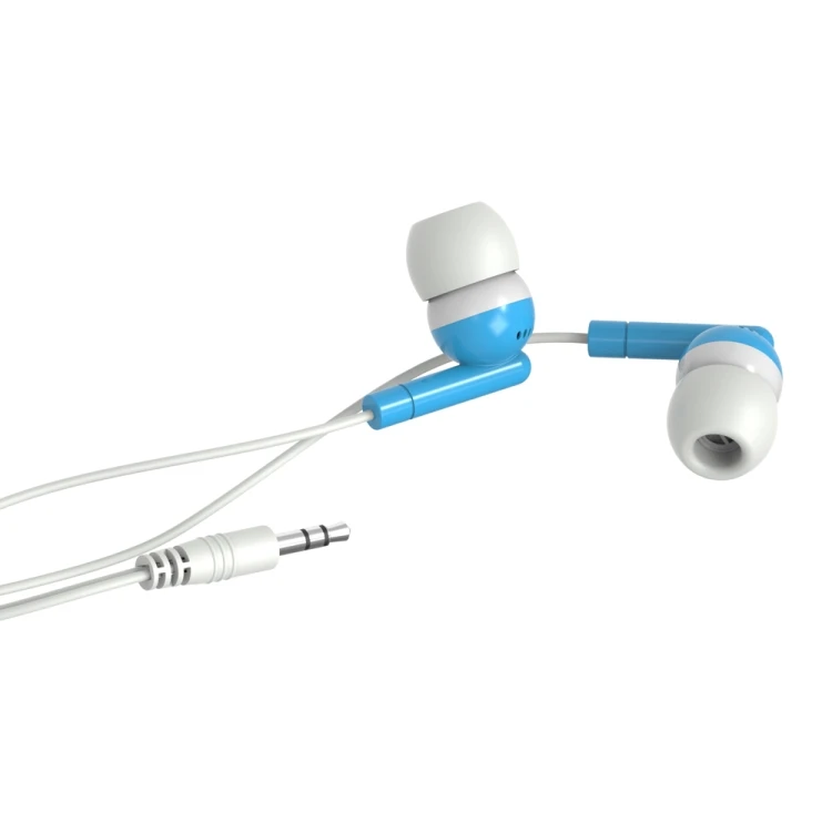 Cheap disposable 3.5mm wired in-ear earphone one time use earbud for airline/conference/sightseeing bus/hospital