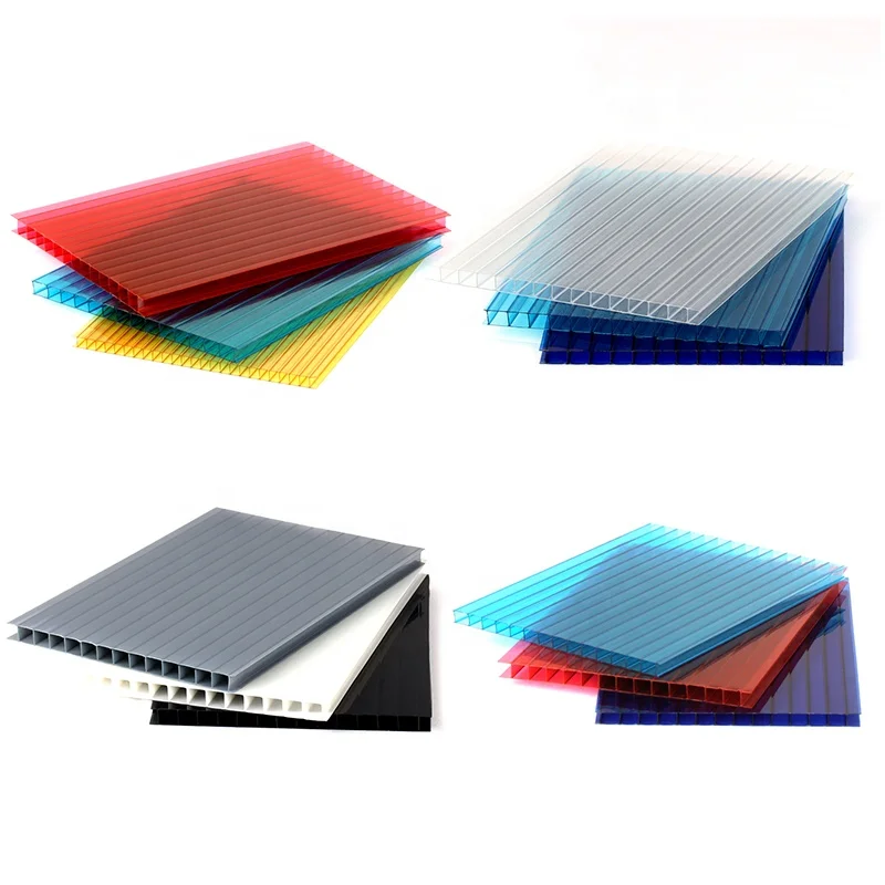 Twinwall поликарбонатные листы 10 мм Pc пластиковая полая