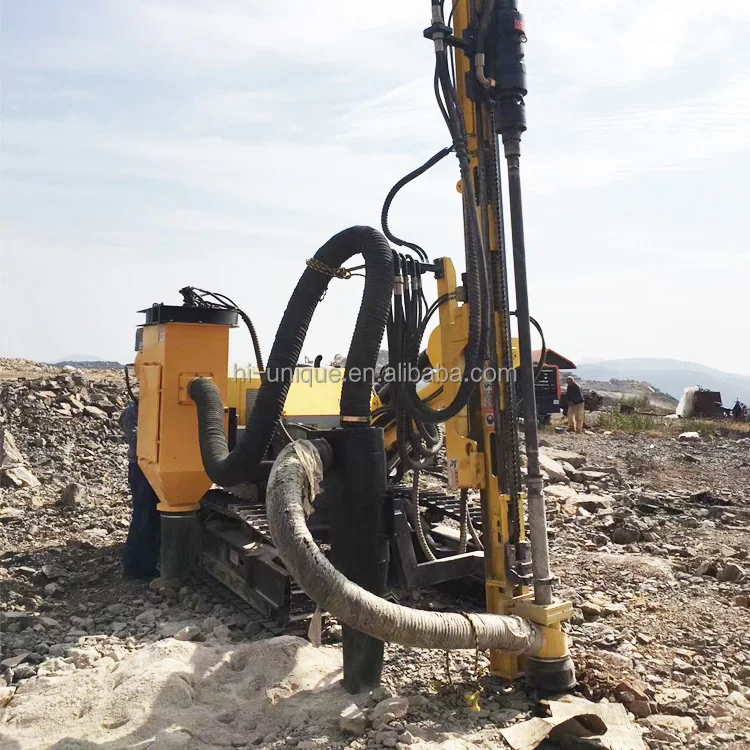 Can Do Vertical Hole and Horizontal Hole, Portable Hydraulic Crawler Dth Rock Drill Rig for Blast-Hole Drilling