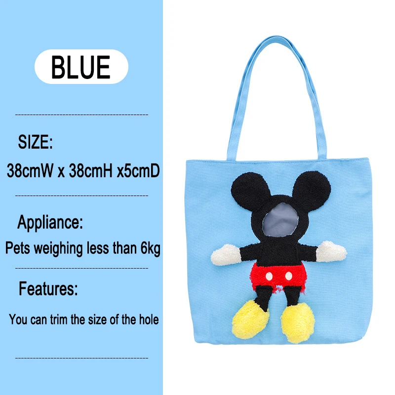 2022 New Cartoon Design Tote Bag Internet Celebrity Hold Dogs Cats Pet Cotton Canvas Tote Bag student shoulder Cross Body Bag